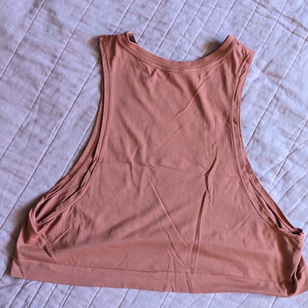 Avocado Orange Cropped Tank